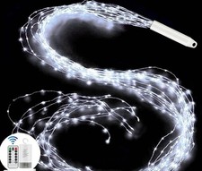 Luci di natale cascata bianca