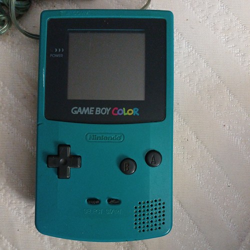 Teal nintendo gameboy color - nintendo,