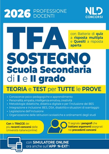 Manuale tfa sostegno per - per, la