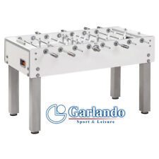 Garlando G-500 Pure White Calcio Balilla con Asti passanti NUOVO