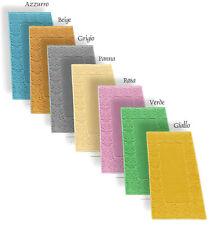 Tappeto e Parure da Bagno Scendi Doccia Spugna cm 40x60-60x90-60x120 Classic 