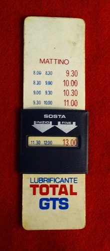 Raro disco orario total gts - orario,