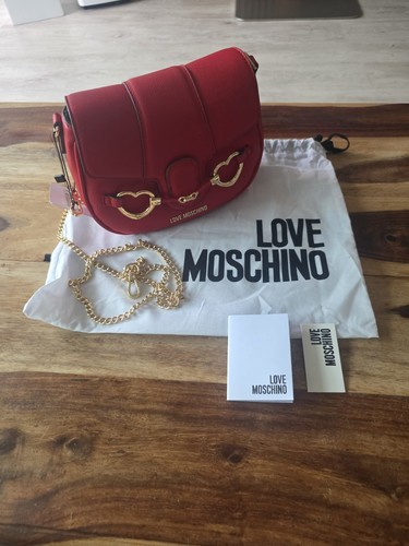 Love moschino heart chain bag - chain,