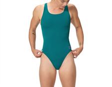 SPEEDO COSTUME DA BAGNO DONNA TINTA UNITA POWERBACK.NUOVO ENDURANCE+COSTUME DA BAGNO VERDE S26