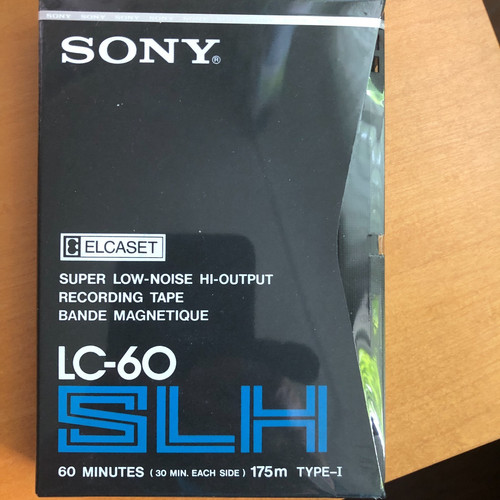 Sony elcaset 60 slh - lc-60,