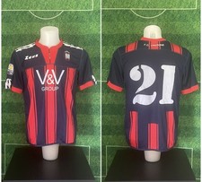 Maglia calcio F.C. CROTONE MATCH WORN Primavera Zeus 2013 2014 n°21