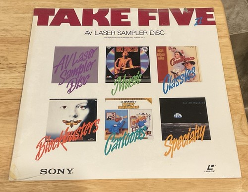 Sony take five laser - sony,