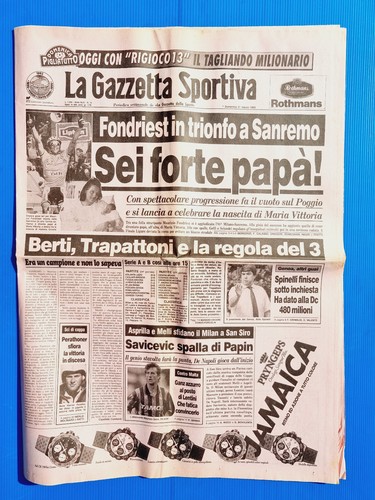 Gazzetta dello sport marzo - 21,