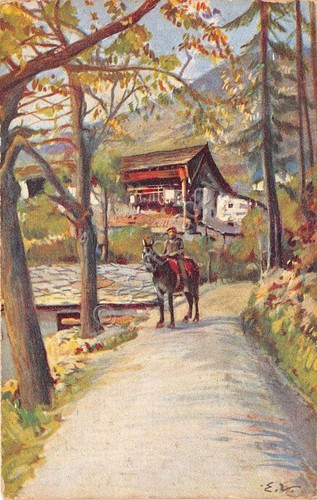Cartolina postcard - cartolina,
