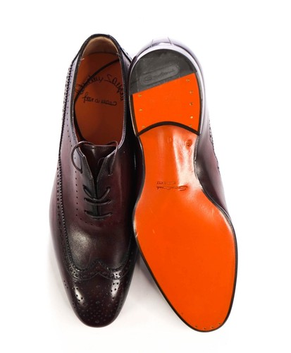 295 santoni burgundy - -,