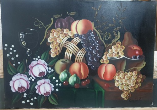 Quadro olio tela natura - su,