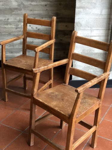 Coppia sedie epoca in - sedie, d'epoca