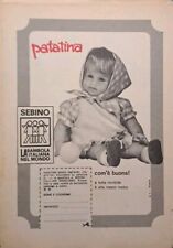Bambola Sebino PATATINA - Rara Pubblicità ORIGINALE D'epoca 1972