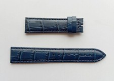 Blue Leather Watch Strap Strap