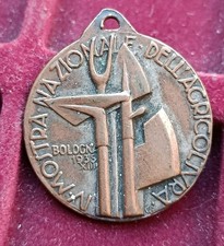 Ww2 Medaglia Ventennio 1935 IV° Mostra Nazionale Dell'agricoltura Bologna