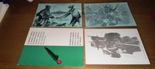 Lotto 4 Cartoline Alpini Varie
