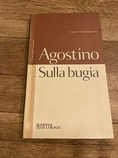 Agostino sulla bugia Bompiani testi a fronte
