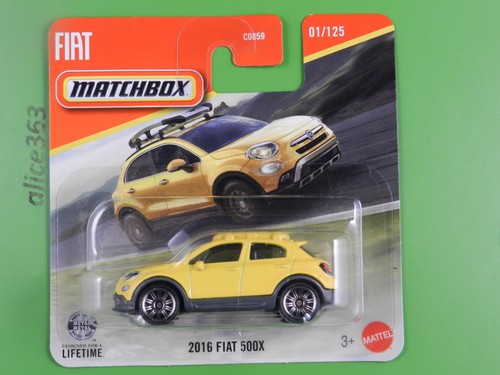 Matchbox 2026 2016 fiat 500x - matchbox,