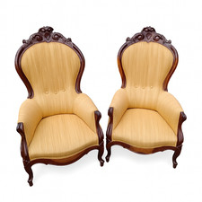 Coppia di Poltrone stile Luigi Filippo📏60X95H118