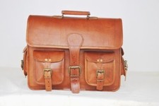 2 marsupio laterale in pelle marrone per moto 2 borse borse borse da sella bo...