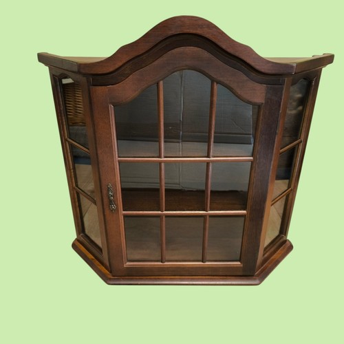 Vetrina curio vintage legno - in,