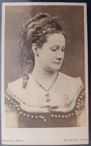 Cdv carlotta leclercq - cdv, of
