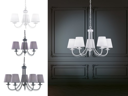 Lampadario stile country 5 - lampadario,