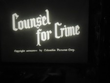 16mm Counsel for  Crime Otto