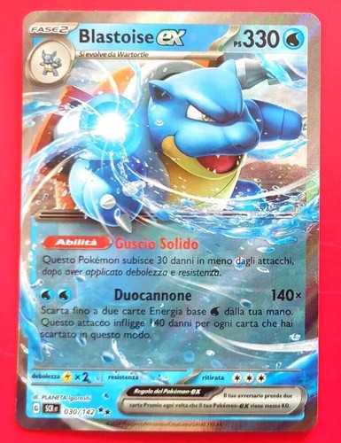 Carta pokemon blastoise - carta, ex