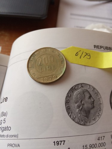 Moneta 200 lire - da, 1979