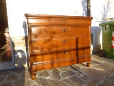 Piccolo Cassettone Cappuccino 117cm TUTTO Noce 800 como' L. Filippo Restaurato