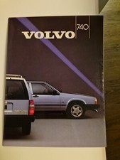 BROCHURE DEPLIANT VOLVO 740