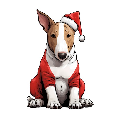 Adesivi auto bull terrier - auto,