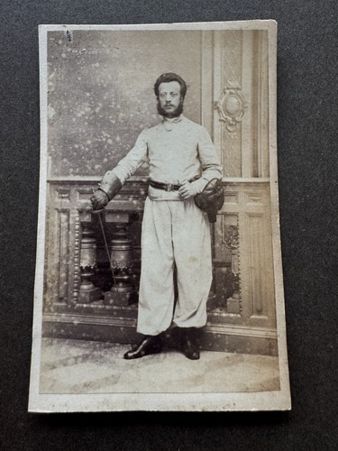 Foto cdv 1863 - parise, scherma