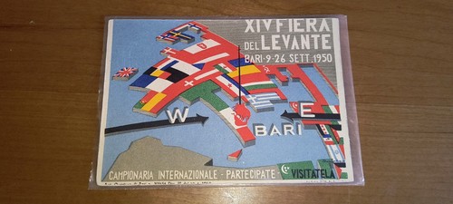 Cartolina xiv fiera del - cartolina,