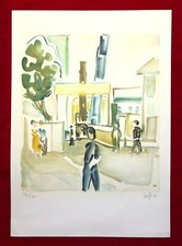 Stampa litografica acquerello