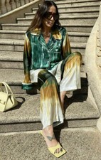 ZARA CAMICIA SETA TIE-DYE