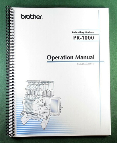Brother 1000 manuale - pr-1000,