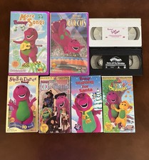 Vintage BARNEY VHS Tapes LOT