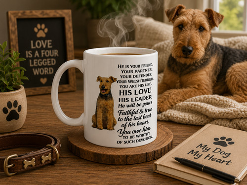 Welsh terrier cane - terrier, welshie
