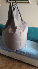 Poltrona Sacco - Pouf Grigio 