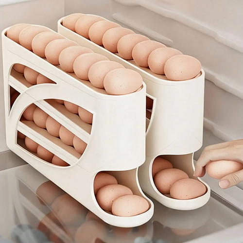 Rolling egg rack holder for - egg,