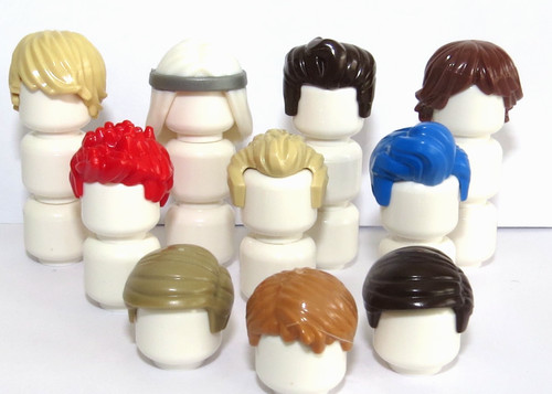 Lego parrucca capelli - 10,