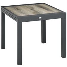 Outsunny tavolo allungabile - outsunny, da