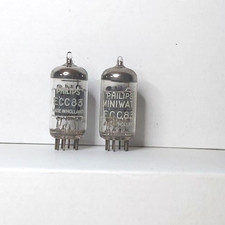 2 Philips ECC83 12AX7 coppia testata buona made in Heerlen Olanda