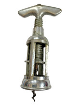 ANTICO RARO CAVATAPPI CORKSCREW TIREBOUCHON 4 COLONNE VINTAGE '50 DA COLLEZIONE