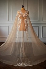 Mantello in tulle da sposa