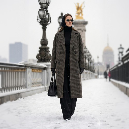 Zara cappotto doppia - doppia, fila
