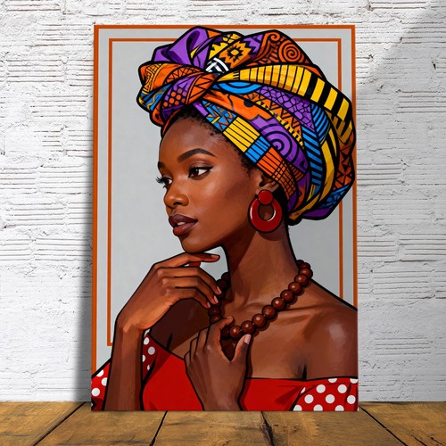 Donna africana arte - africana,,