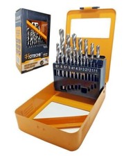 Set 25 punte elicoidali per trapano HSS ferro misure da 1 a 13mm Art. 501003